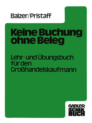 cover image of Keine Buchung ohne Beleg
